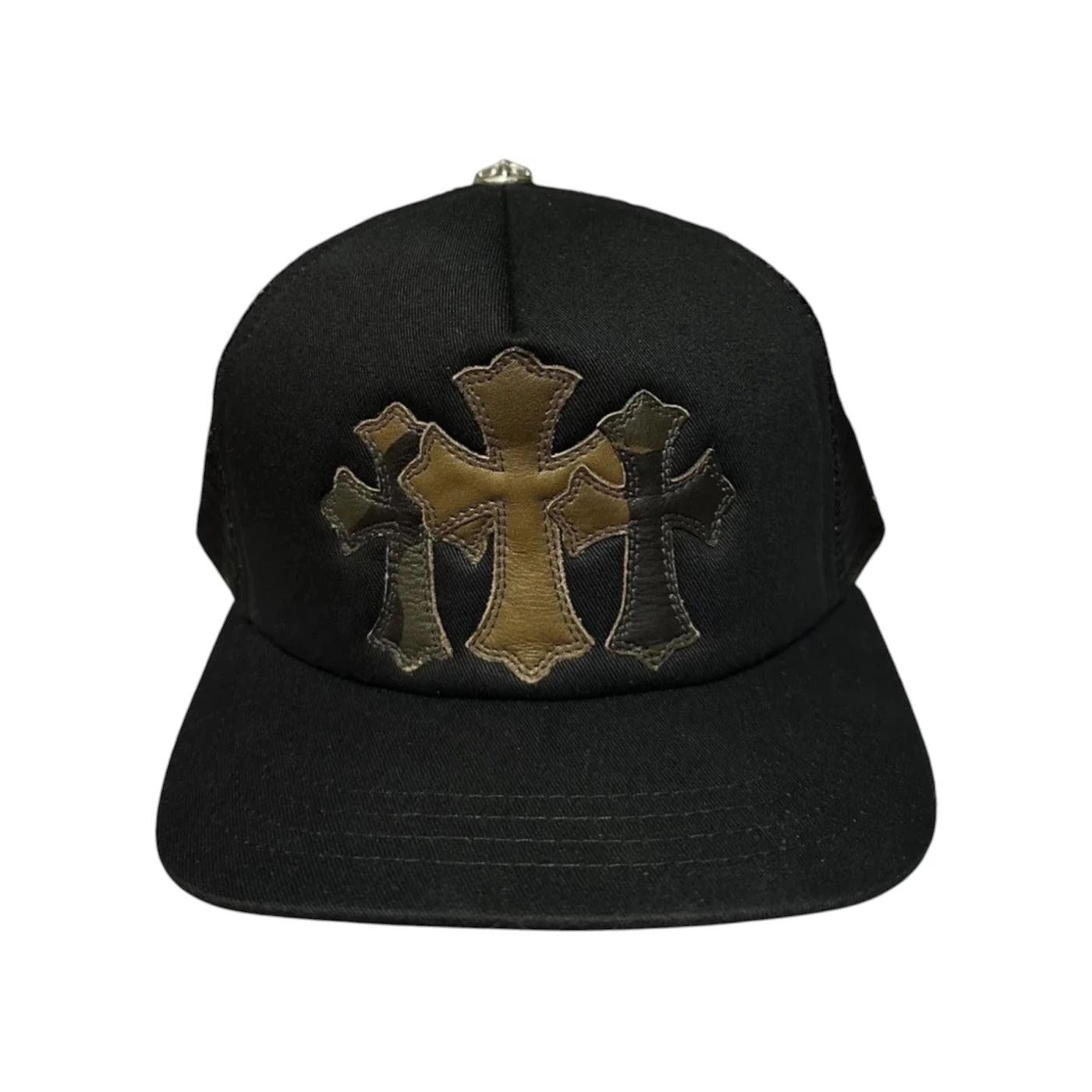 Chrome Hearts Cemetery Trucker Hat – Camo & Black