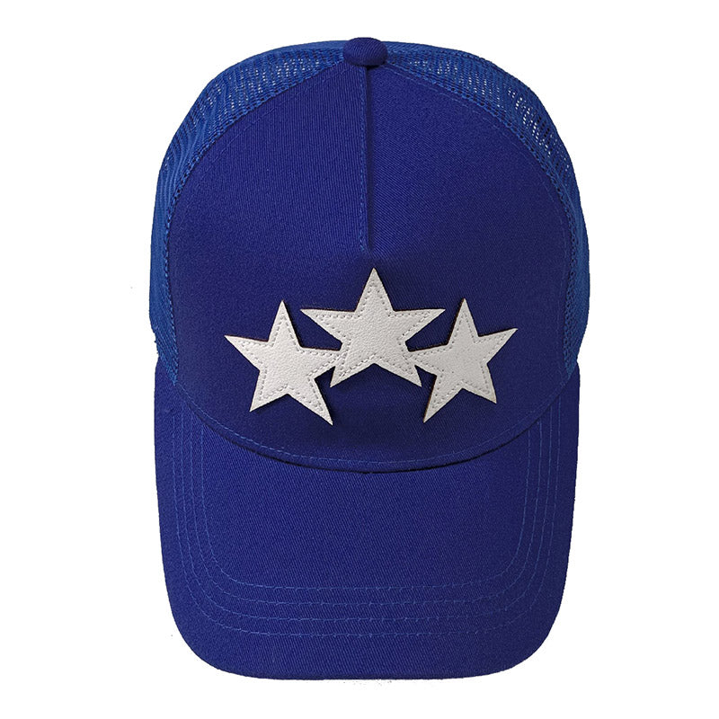 AMIRI 3 Star Trucker Cap – Contrast Color Snapback Hat