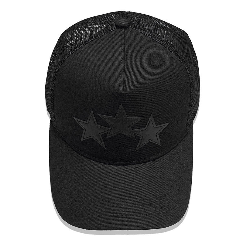 AMIRI 3 Star Trucker Cap – Contrast Color Snapback Hat (Style 2)