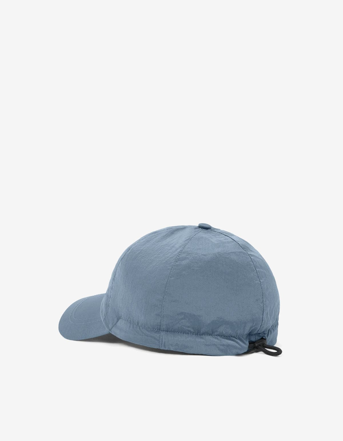 Stone Island Avio Blue Nylon Metal Baseball Cap