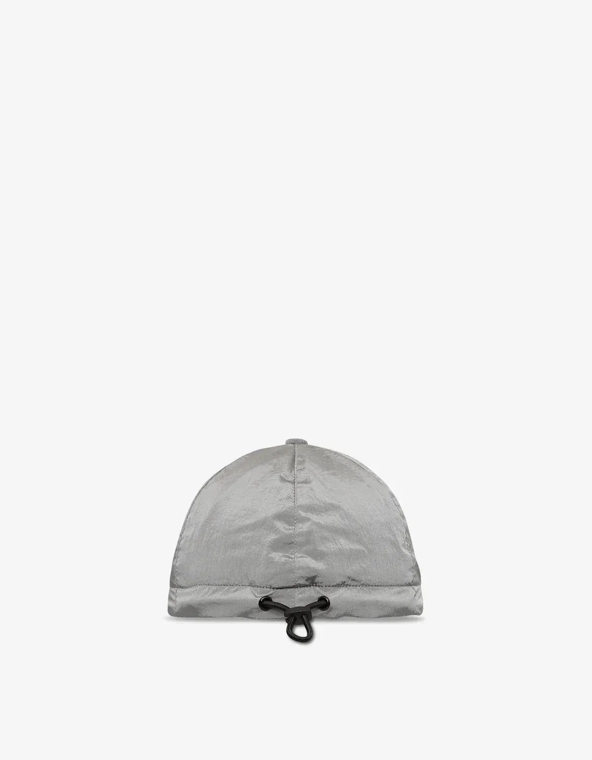 Stone Island Grey Nylon Metal Baseball Cap