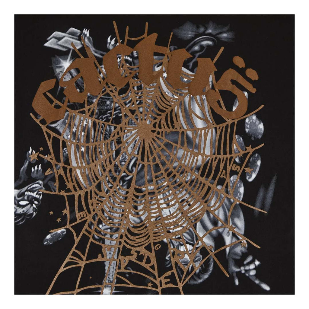 Cactus Jack x Sp5der Airbrush Tee – Black SS26