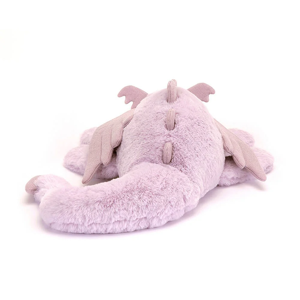 Jellycat Plush Lavender Dragon – Huge Stuffed Animal