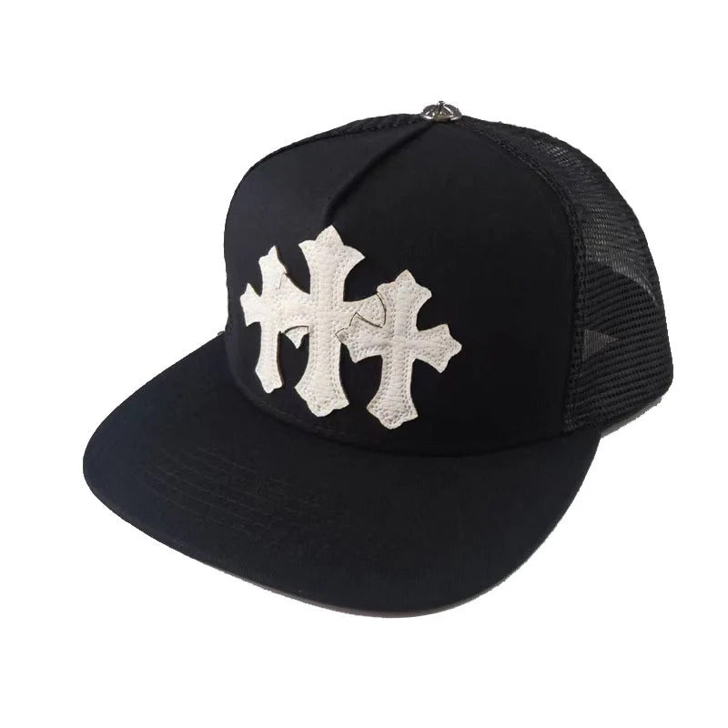Chrome Hearts Cemetery Cross Trucker Hat