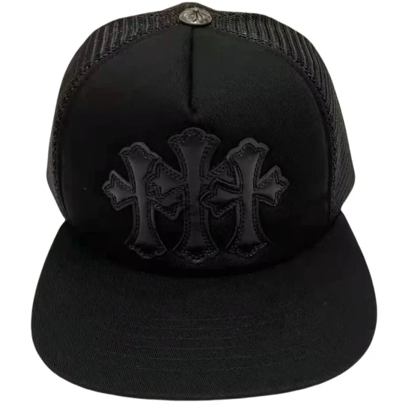 Chrome Hearts Cemetery Cross Trucker Hat