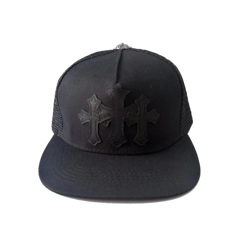 Chrome Hearts Cemetery Cross Trucker Hat