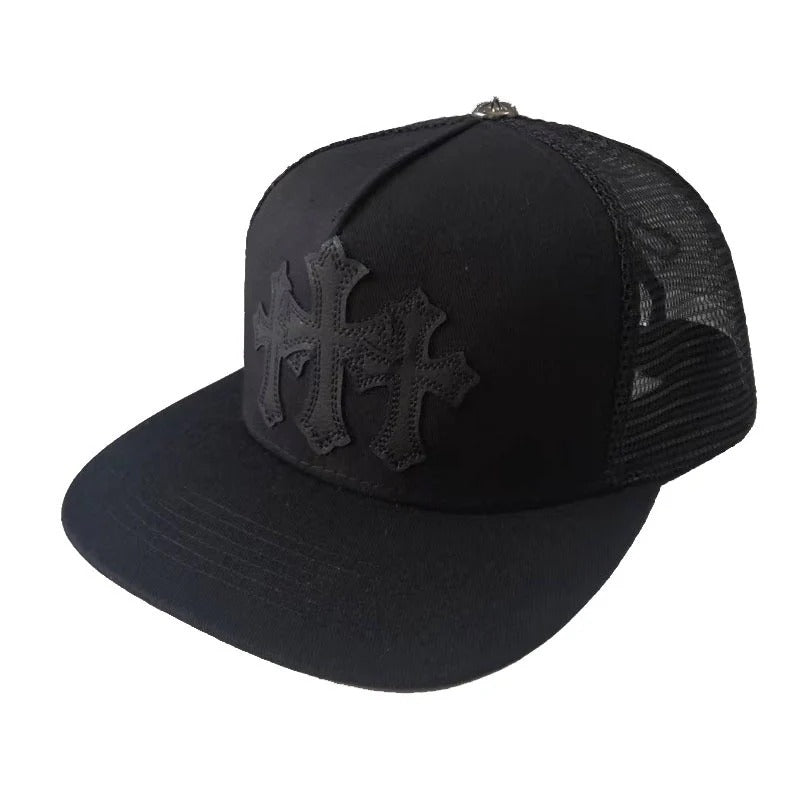 Chrome Hearts Cemetery Cross Trucker Hat
