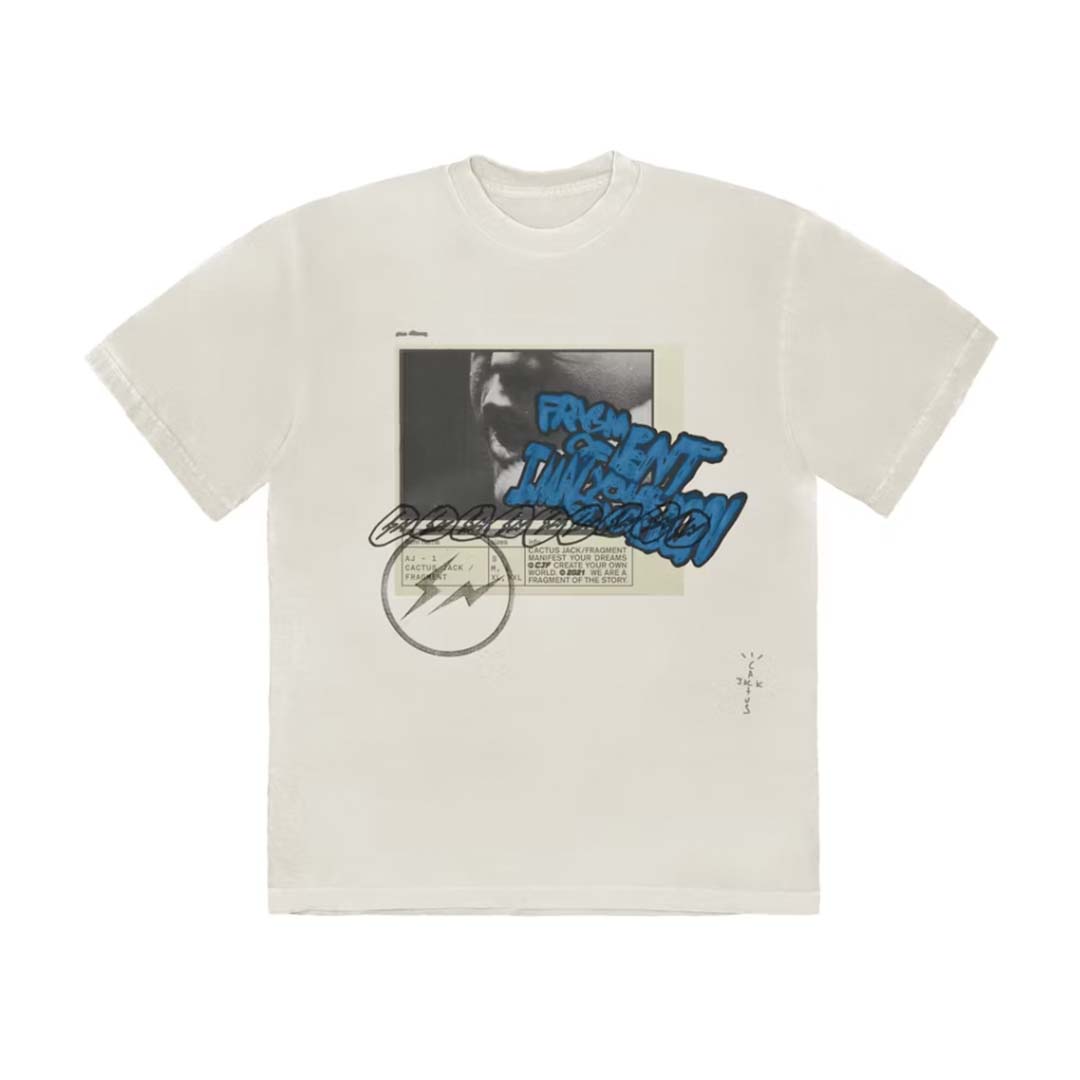 Travis Scott Cactus Jack x Fragment Manifest Tee – White SS22