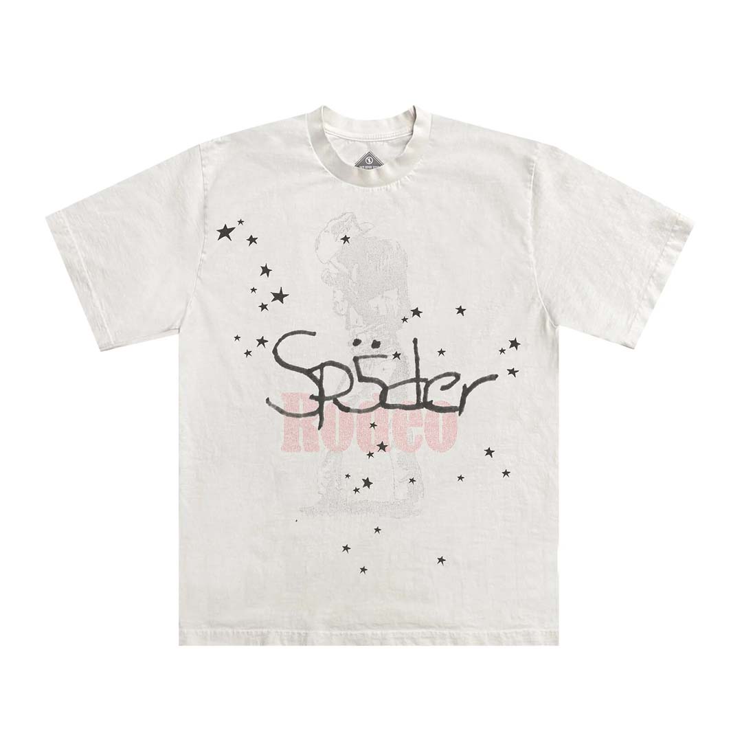 Travis Scott x Sp5der Cactus Jack Days Before Rodeo II Tee – White